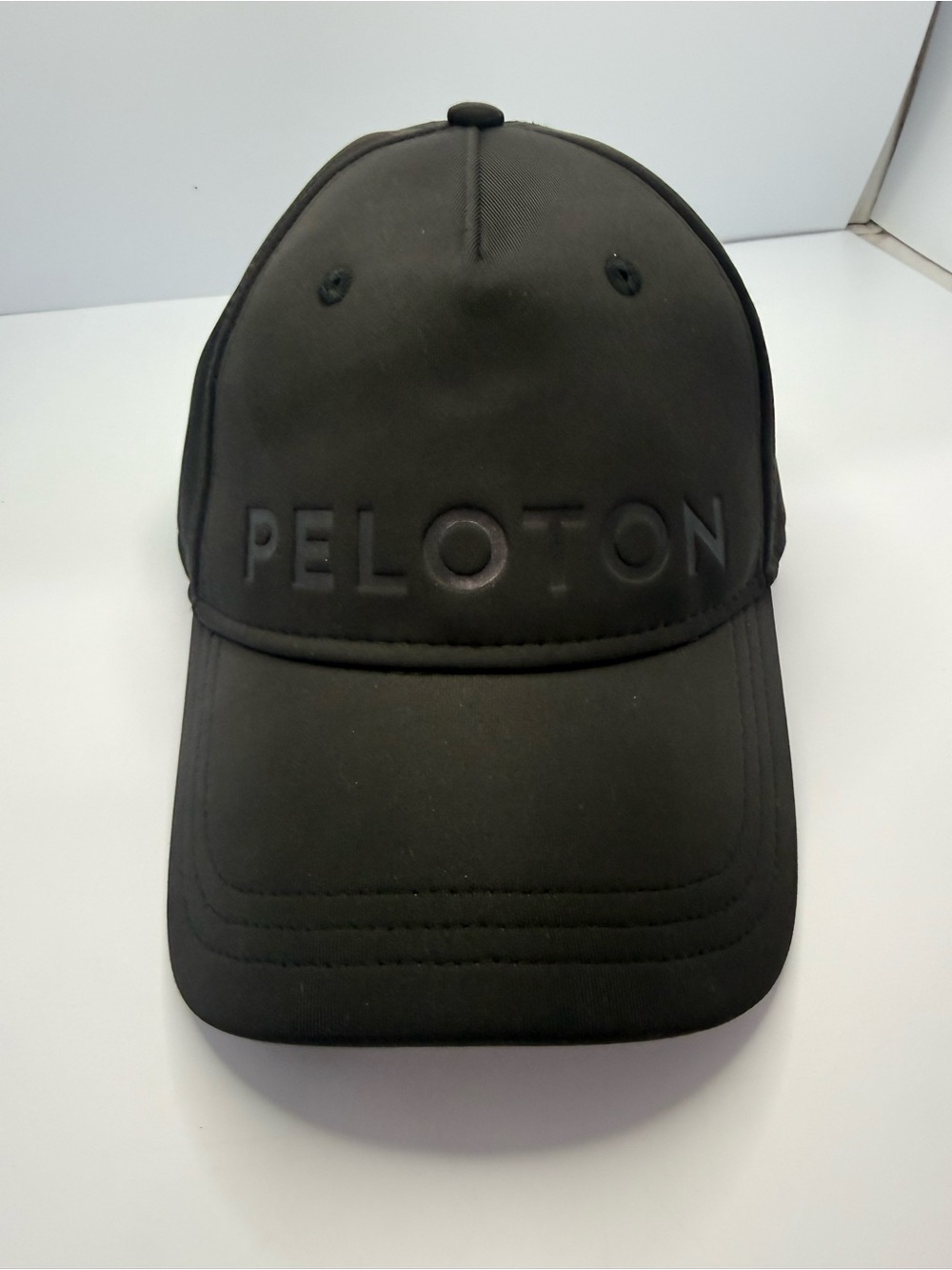 Peloton Black Men's Embossed Logo Cap